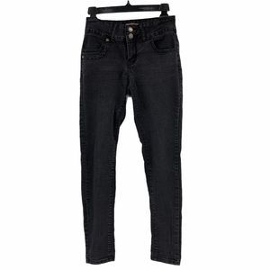 Women's Hailey Jeans 9696 Size 5 Black Skinny Stretch Ankle